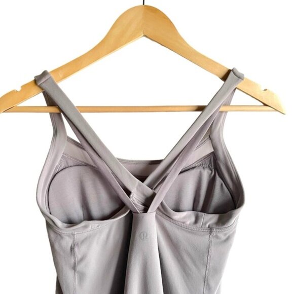 Lululemon Rally Your Heart Tank Size 10 Dark Chrome - Picture 8 of 12